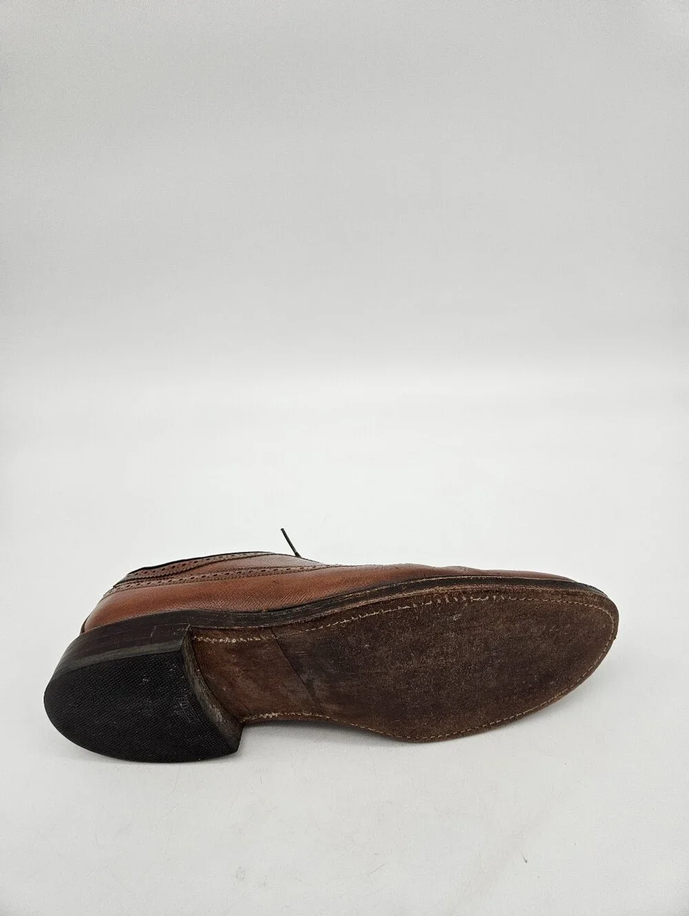 Allen Edmonds MacNeil 9157 Brown Shell Leather Wingtip Derby Shoes Size 10D